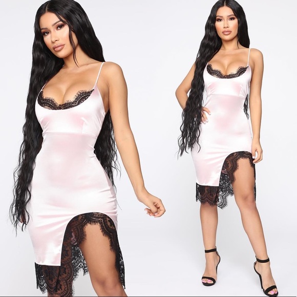 NWT Taking It Slow Satin Midi Dress - Picture 1 of 8